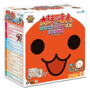 太鼓の達人 あつめて★ともだち大作戦！ 専用コントローラ「太鼓とバチ」1セット同梱版