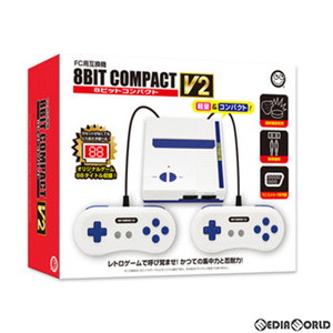 【FC用互換機】8ビットコンパクト V2(8BIT COMPACT V2) コロンバスサークル(CC-8BCV2-WT)(ファミコン本体)