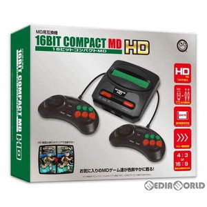16ビットコンパクトMD HD MD互換機(CC-16MHD-BK)(メガドライブ本体)