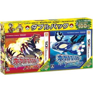 「ポケットモンスター　オメガルビー・アルファサファイア」ダブルパック