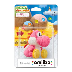 amiibo あみぐるみヨッシー　ピンク （ヨッシー ウールワールドシリーズ）