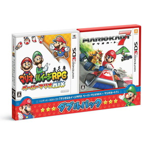 『マリオ＆ルイージRPG ペーパーマリオMIX・ マリオカート7』 ダブルパック