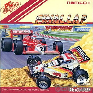 FINAL LAP TWIN(ファイナルラップツイン)(Huカード)(PCエンジンソフト)
