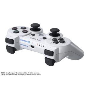 ワイヤレスコントローラ（DUALSHOCK3） セラミック・ホワイト