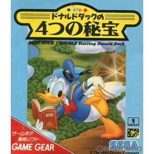 ドナルドダックの4つの秘宝(DEEP DUCK TROUBLE Starring Donald Duck)(ゲームギアソフト)