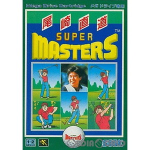 尾崎直道のスーパーマスターズ(カートリッジ)(メガドライブソフト)