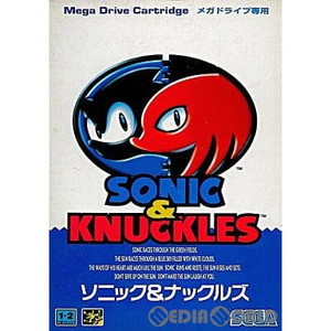 SONIC & KNUCKLES(ソニック&ナックルズ)(ROMカートリッジ/ロムカセット)(メガドライブソフト)