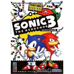 SONIC THE HEDGEHOG 3(ソニック・ザ・ヘッジホッグ3)(ROMカートリッジ/ロムカセット)(メガドライブソフト)