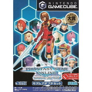 PHANTASY STAR ONLINE EPISODE I&II(ファンタシースターオンライン エピソード1&2) モデムアダプタセット(ゲームキューブソフト)