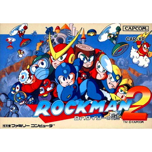ROCKMAN2(ロックマン2) Dr.ワイリーの謎 カプコン(ファミコンソフト)
