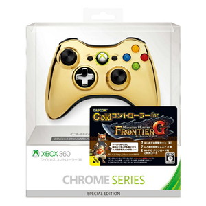 Xbox360 ワイヤレスコントローラー　SE （クローム ゴールド）