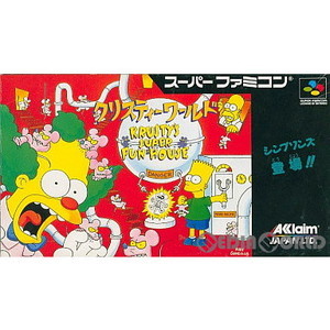 クリスティーワールド(Krusty's Super Funhouse)(スーパーファミコンソフト)