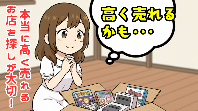 どこで売るかが重要なポイントです