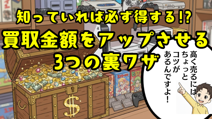 買取金額をアップさせる3つの裏技