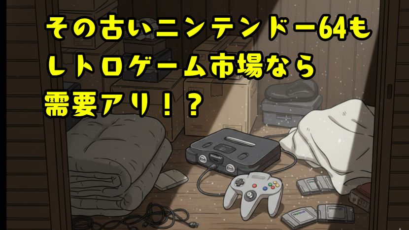 ニンテンドー64もレトロゲームでは価値が抜群！