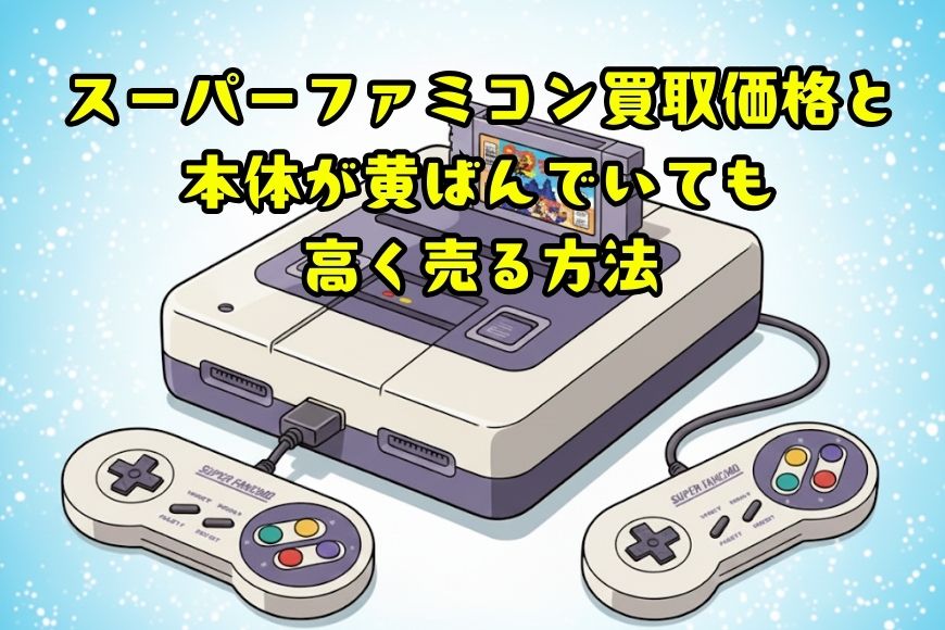 スーパーファミコン買取価格と本体が黄ばんでいても高く売る方法