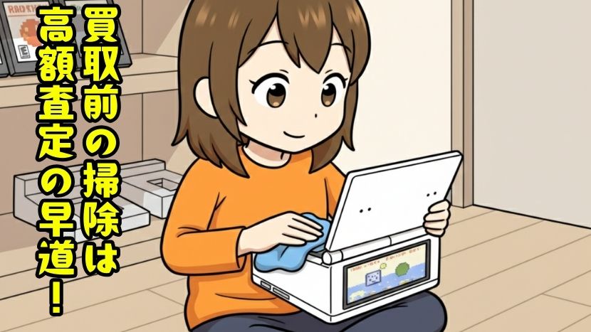 買取の前に掃除は、高額査定の早道です！